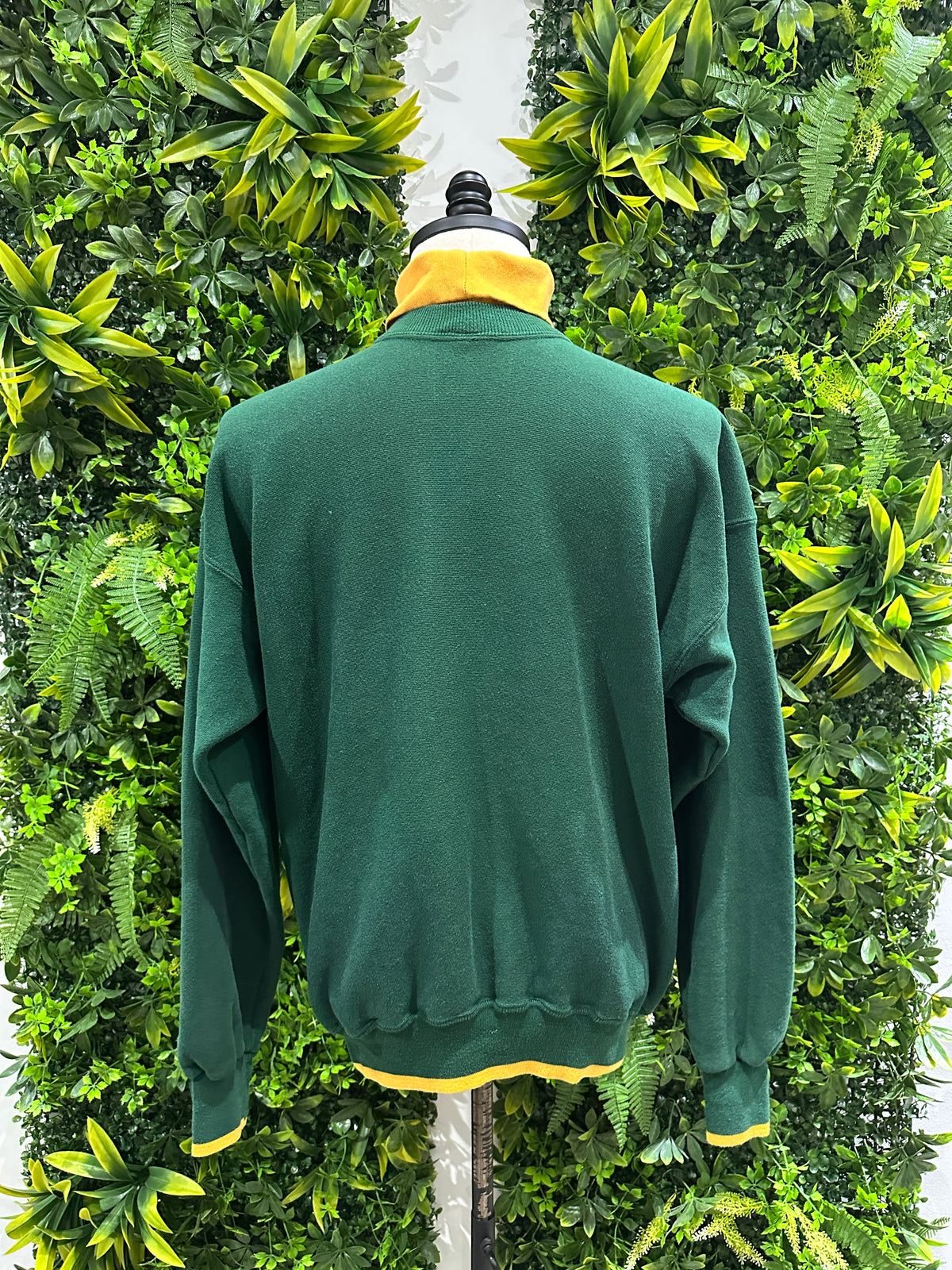 (Mens Medium) 90s Green Bay Packers Mock Neck Sweater 007