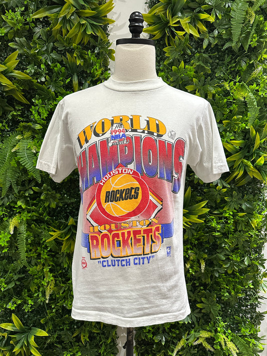 (Mens Medium) 1994 Houston Rockets World Champs Shirt 007