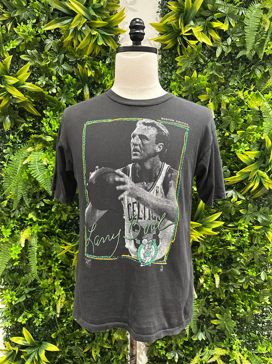(Mens Medium) 90s Boston Celtics 'Larry Bird' Shirt 007