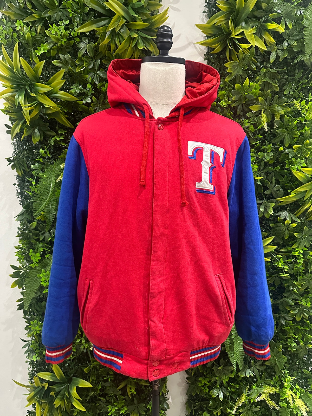 (Mens XL) MLB Texas Rangers Reversible Jacket 007