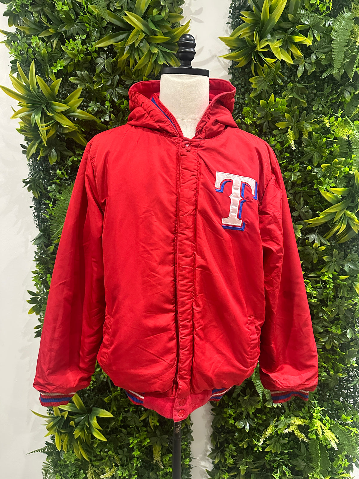 (Mens XL) MLB Texas Rangers Reversible Jacket 007