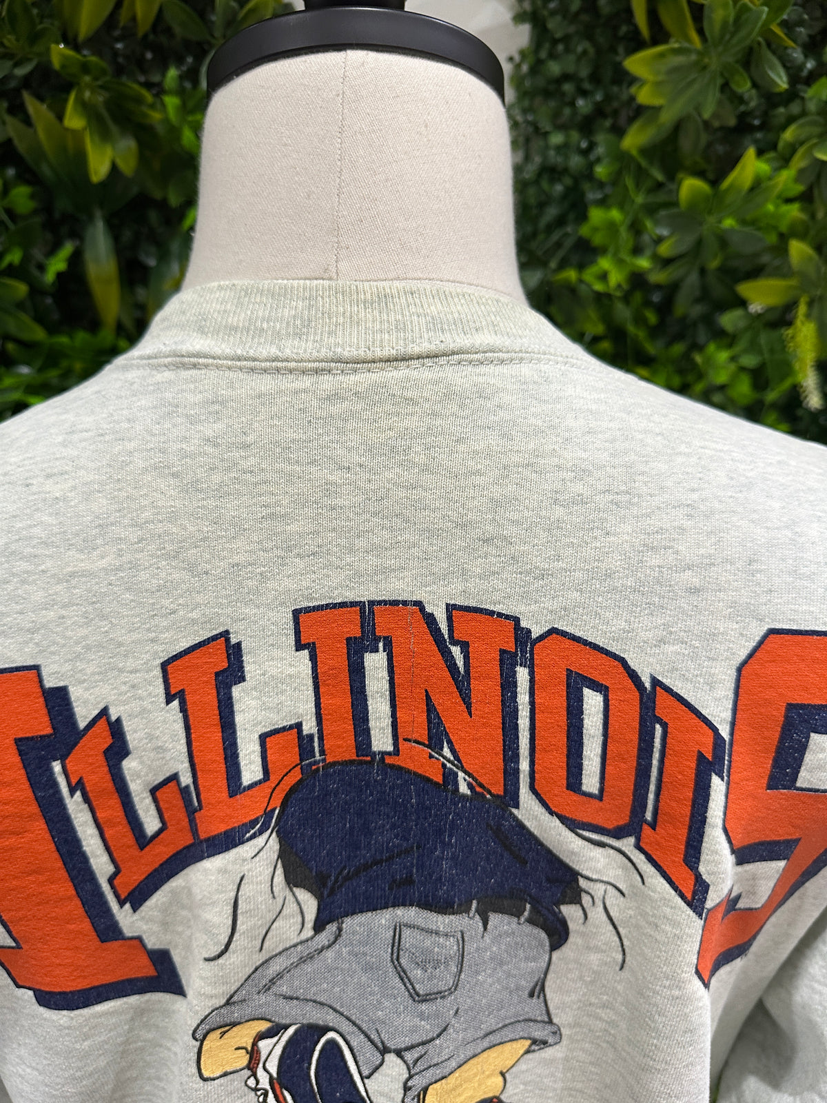 (Mens Medium) 90s University of Illinois Break-Out Sweater 007