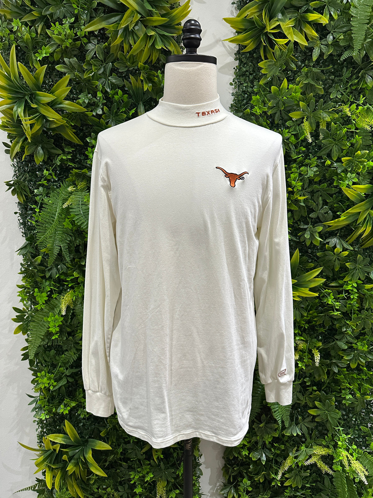 (Mens Large) University of Texas Longhorns Mock Neck Shirt 007