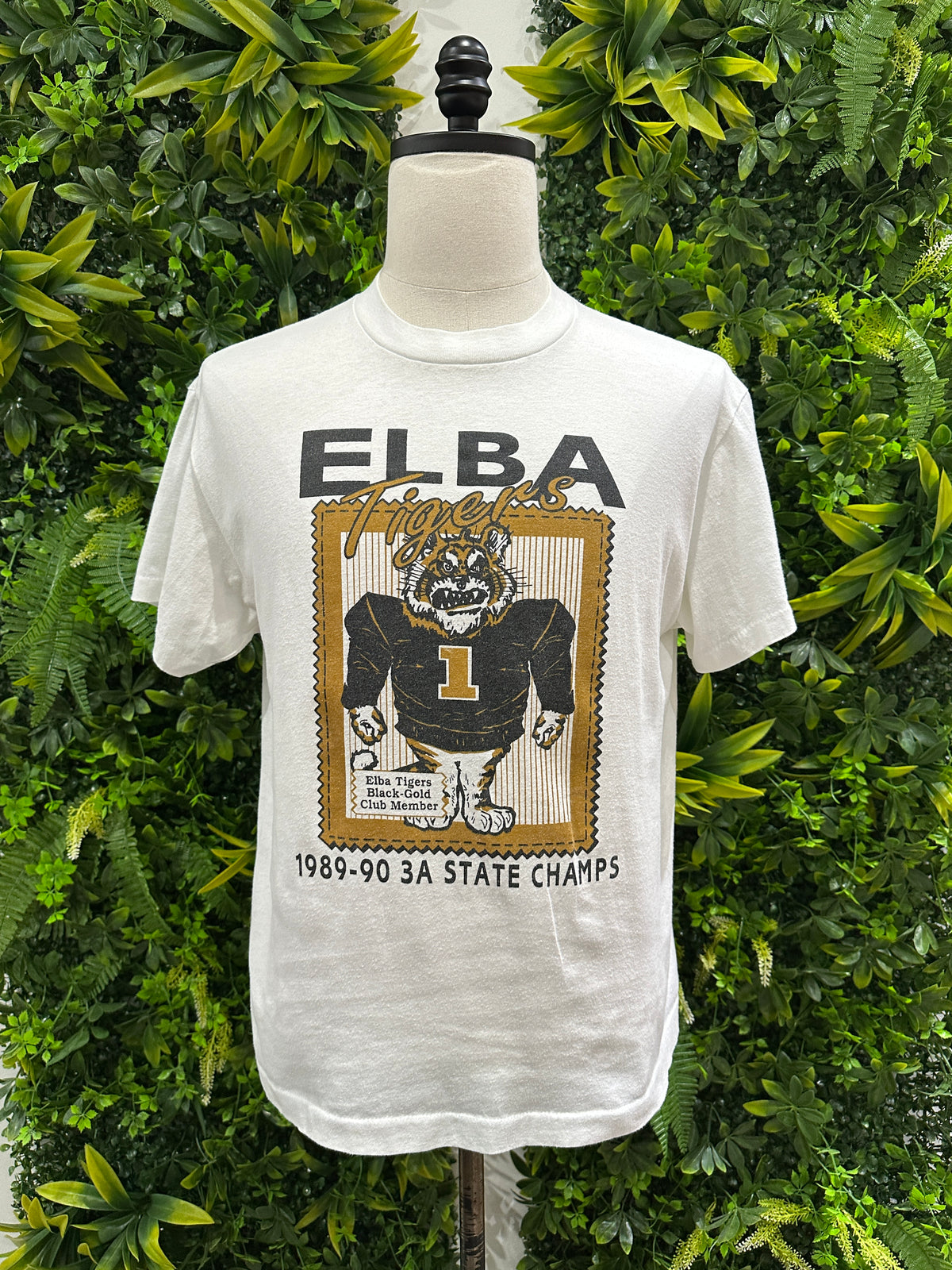 (Mens Large) 1990 Elba Tigers Shirt 007
