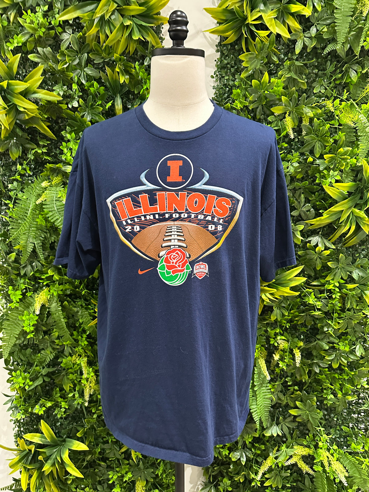 (Mens XL) 2008 University of Illinois Rosebowl Shirt 007