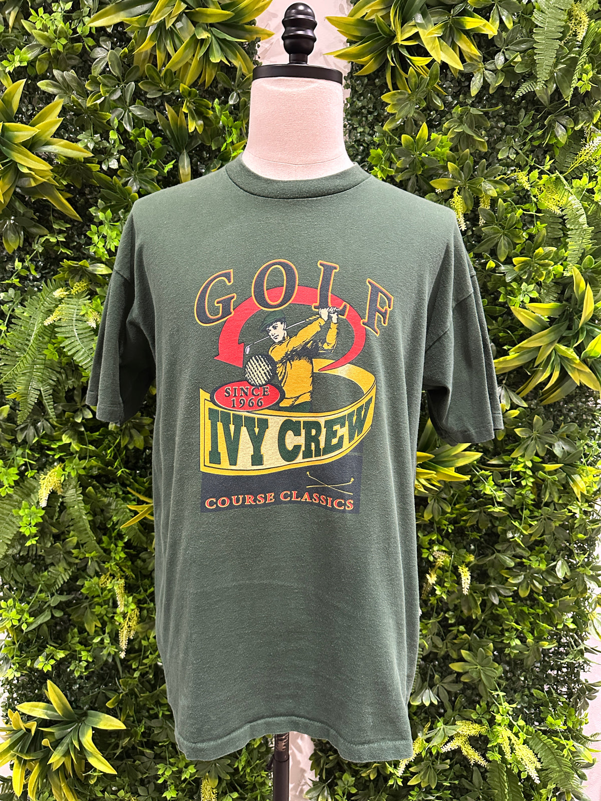 (Mens Large) 90s Ivy Crew Golf Shirt 007