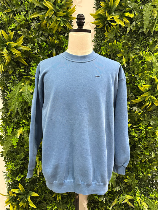 (Mens Large) 90s Blue Nike Sweater 007