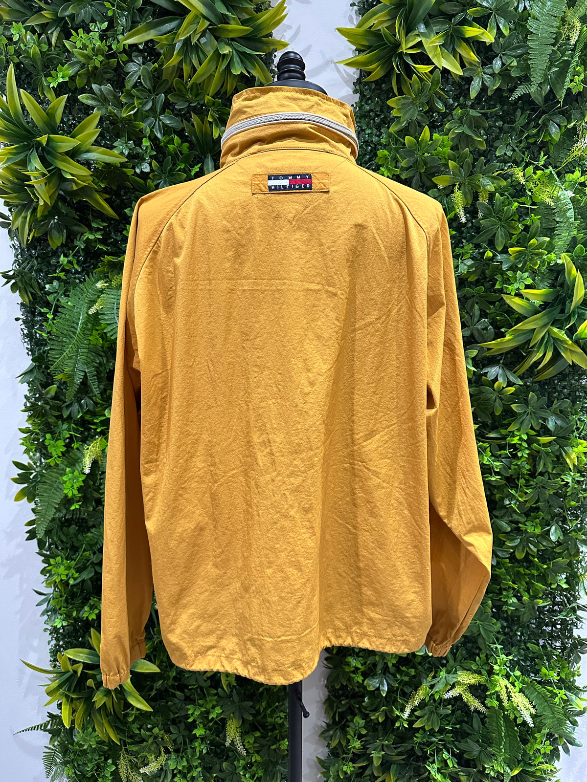 (Mens XL) 90s Yellow Tommy Hilfiger Light Jacket 007