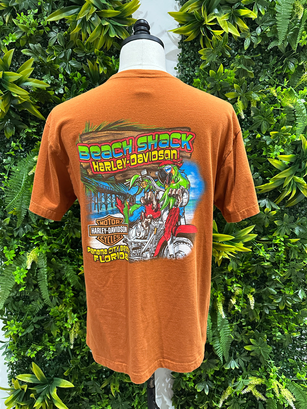 (Mens Large) Harley Davidson 'Panama City Beach' Shirt 007