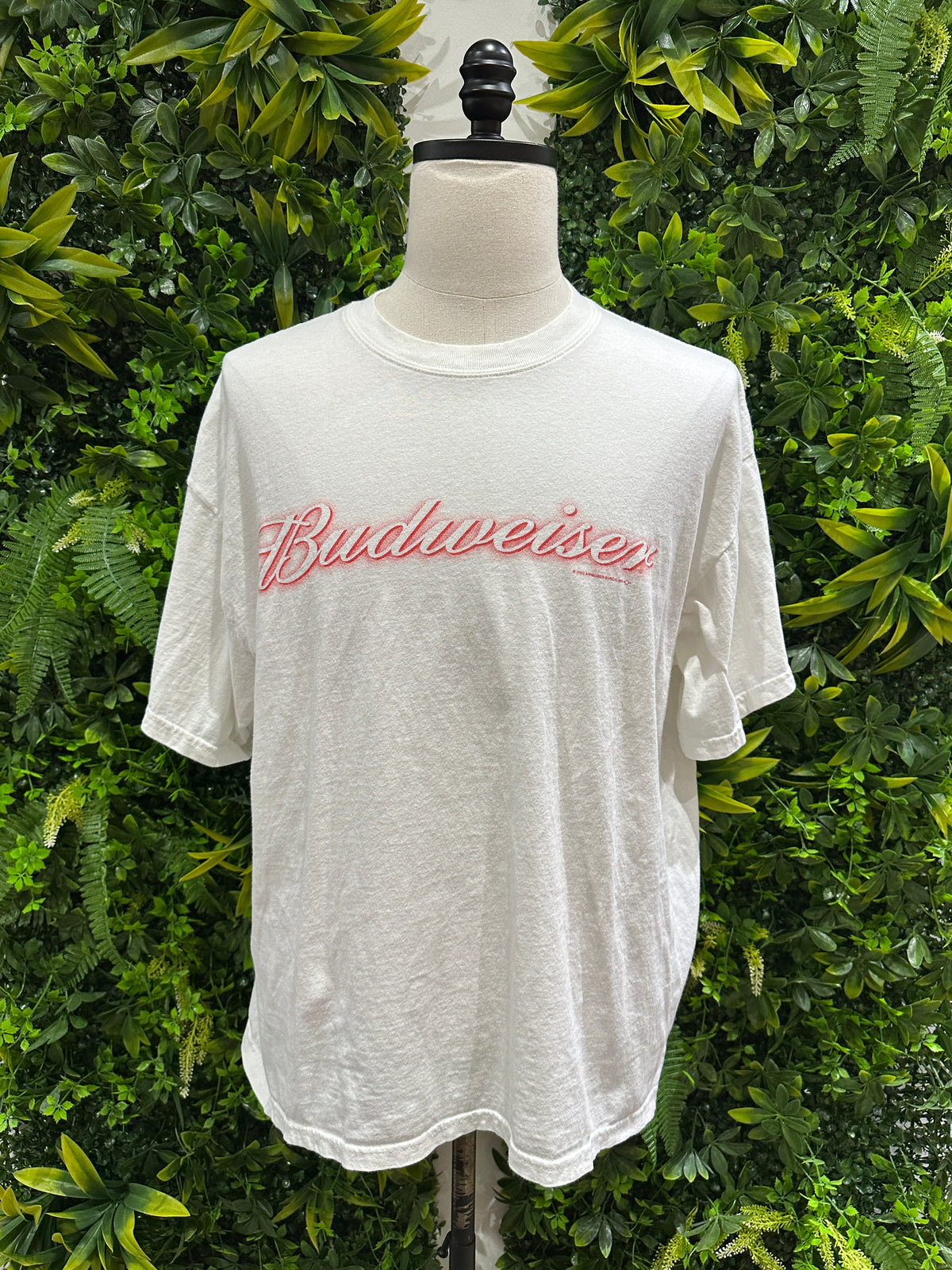 (Mens XL) 90s Budwieser Spell-Out Shirt 007