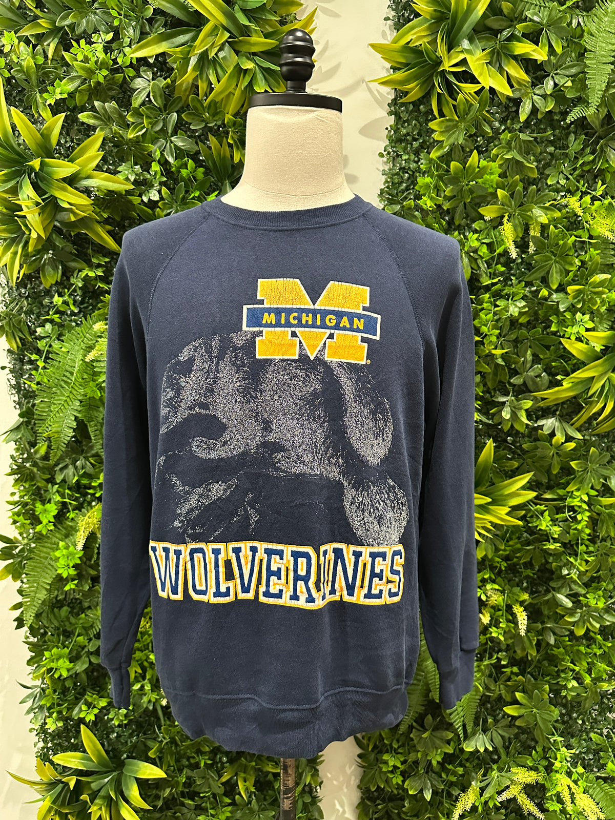 (Mens Medium) 90s Michigan University Wolverines Sweater 007