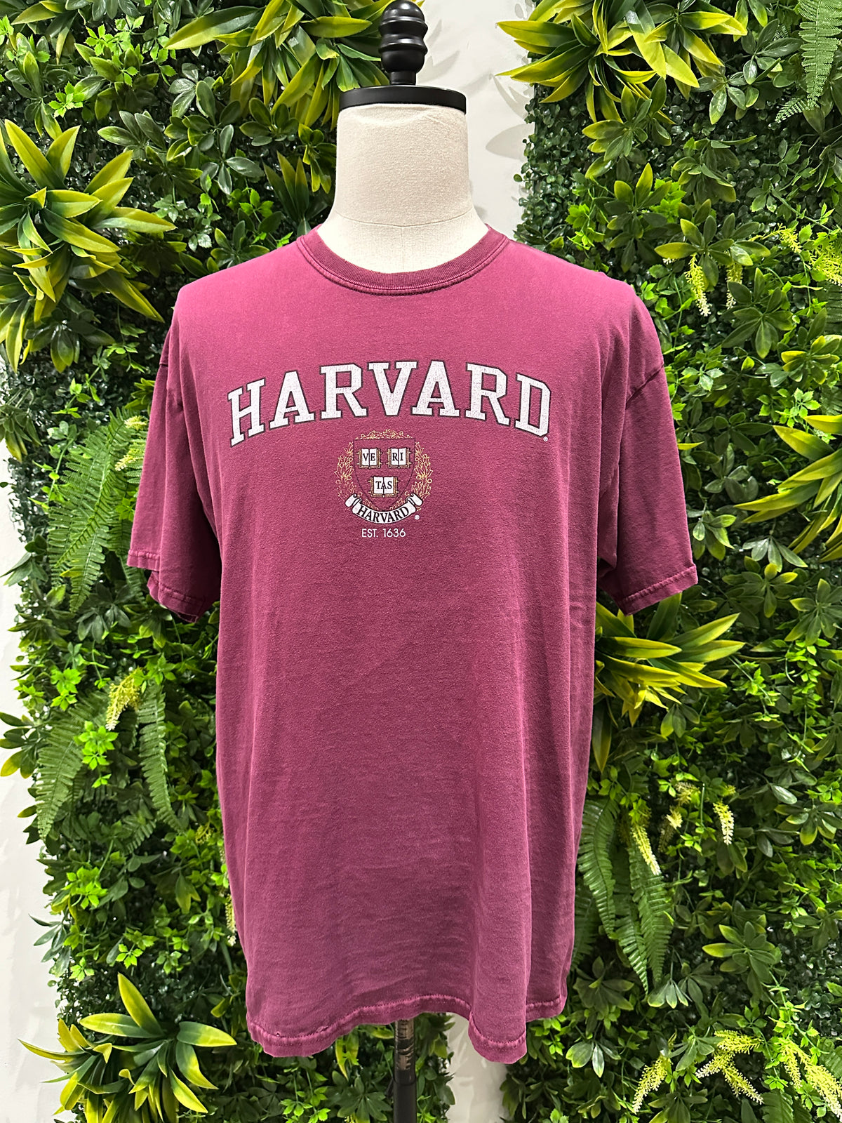 (Mens XL) 90s Harvard University Spell-Out Shirt 007