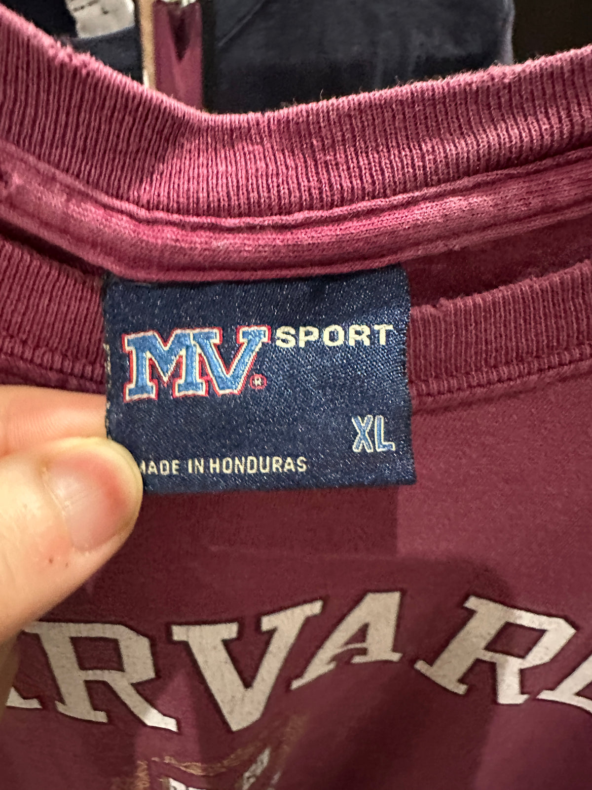 (Mens XL) 90s Harvard University Spell-Out Shirt 007