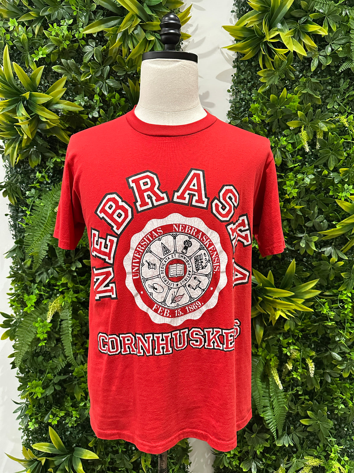 (Mens Large) 90s Nebraska University Cornhuskers Shirt 007