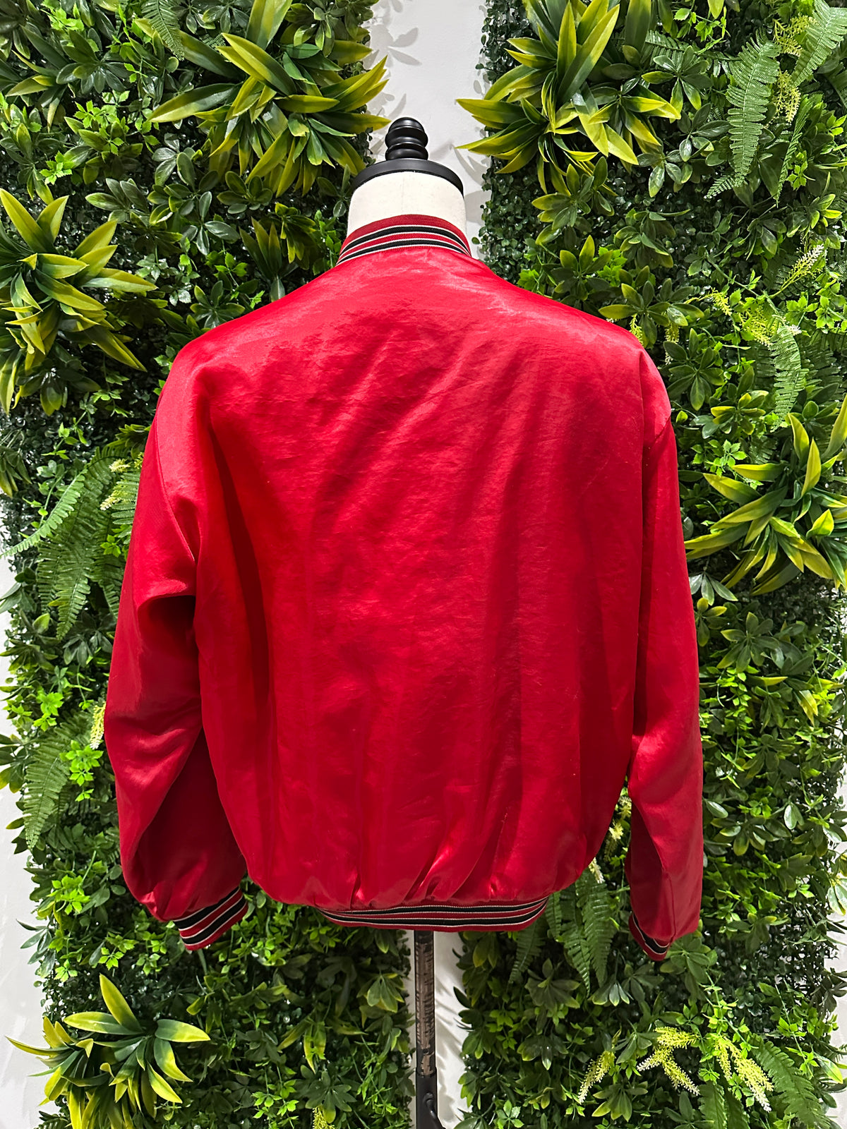 (Mens Large) 90s Chicago Blackhawks Bomber Jacket 007