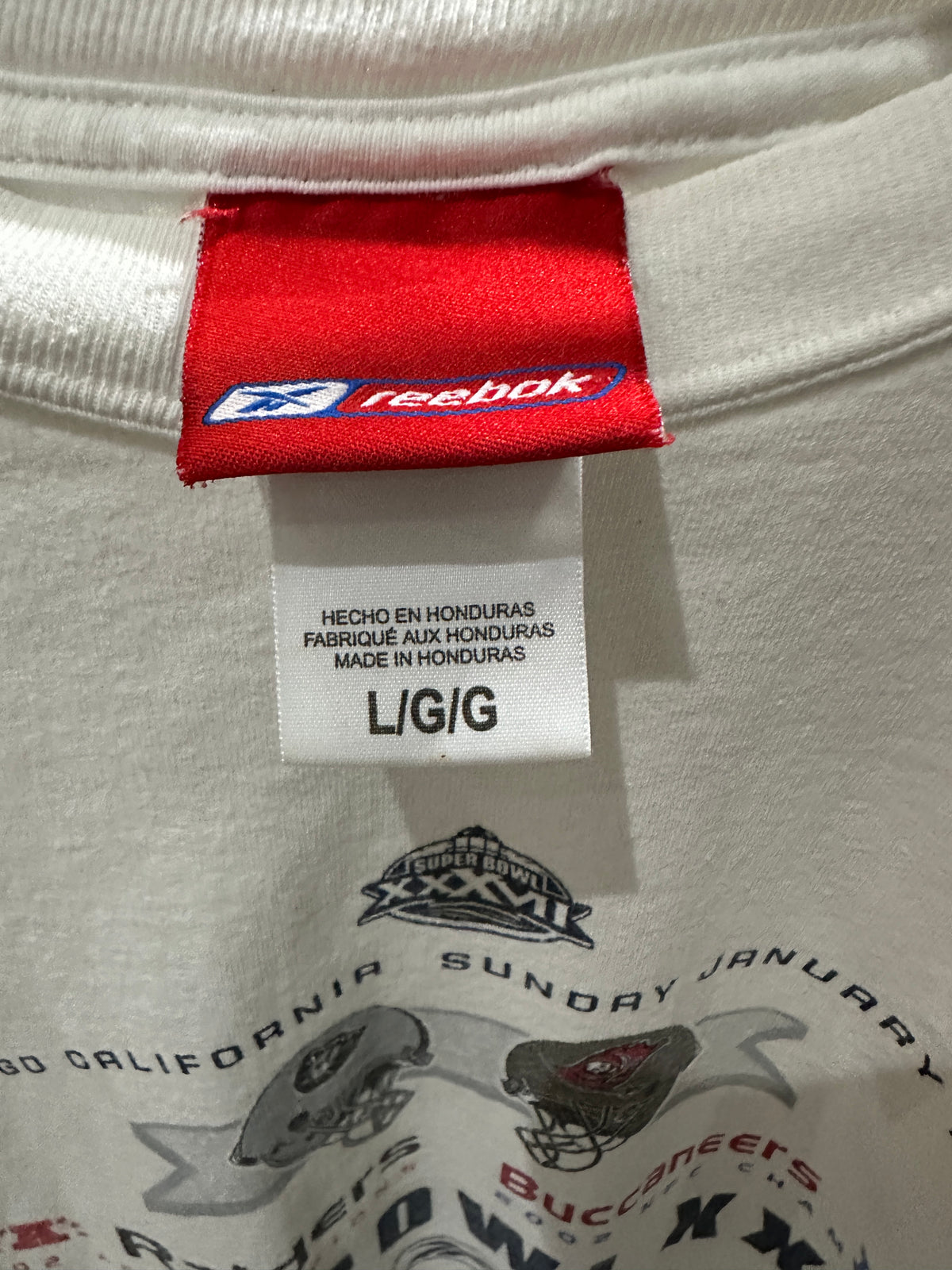 (Mens Large) 2003 Superbowl XXXVll Shirt 007