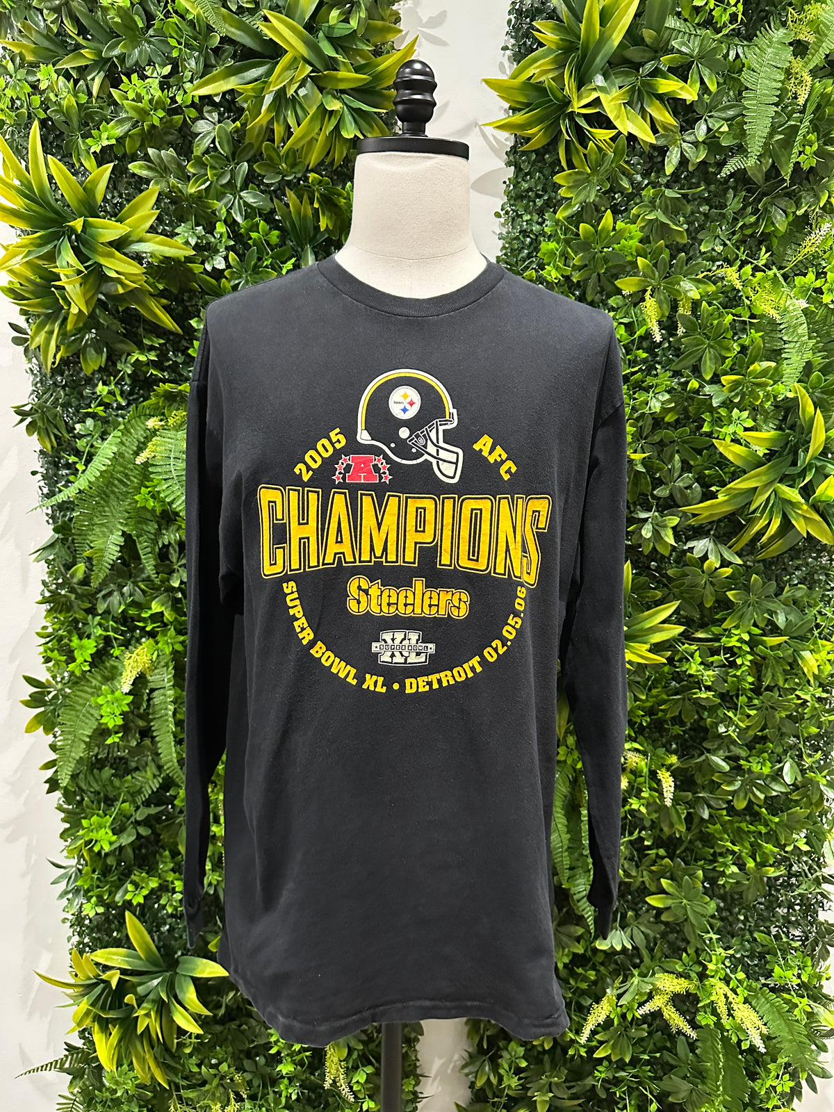 (Mens XL) 2008 Pittsburgh Steelers AFC Champs Shirt 007