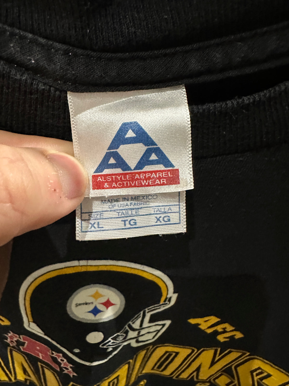 (Mens XL) 2008 Pittsburgh Steelers AFC Champs Shirt 007