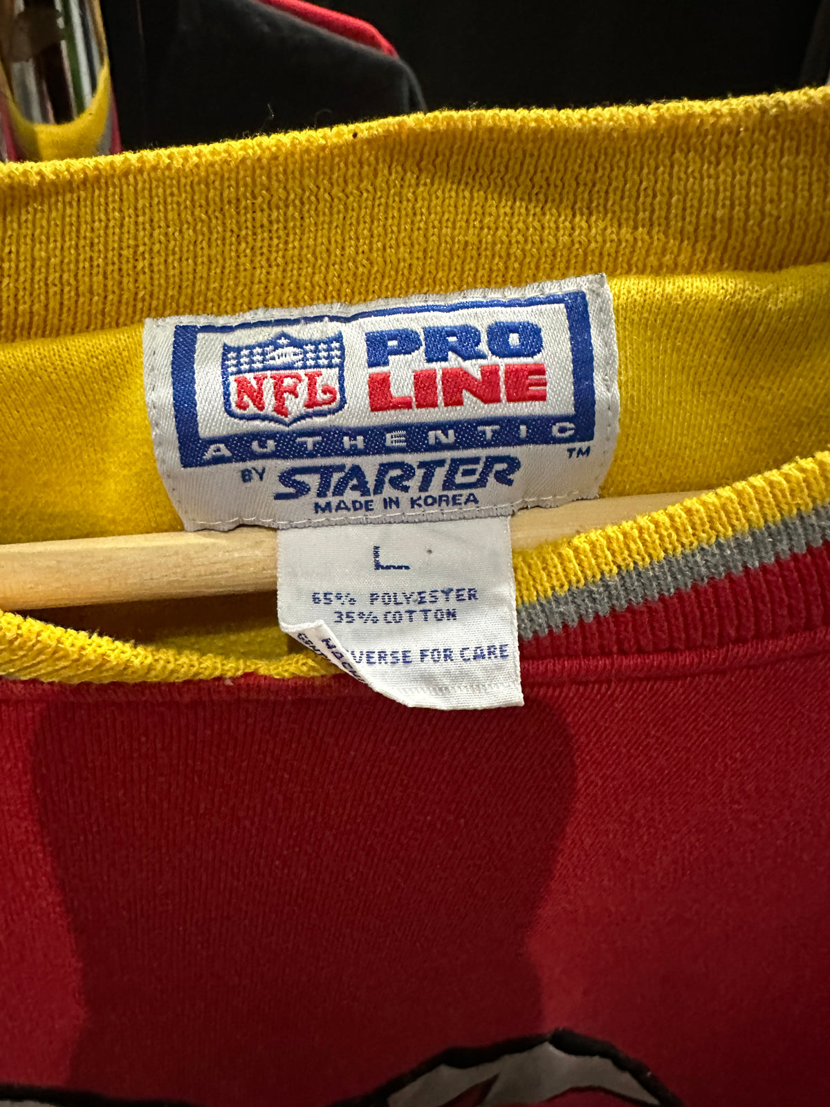 (Mens Large) 90s Starter Kansas City Chiefs Sweater 007