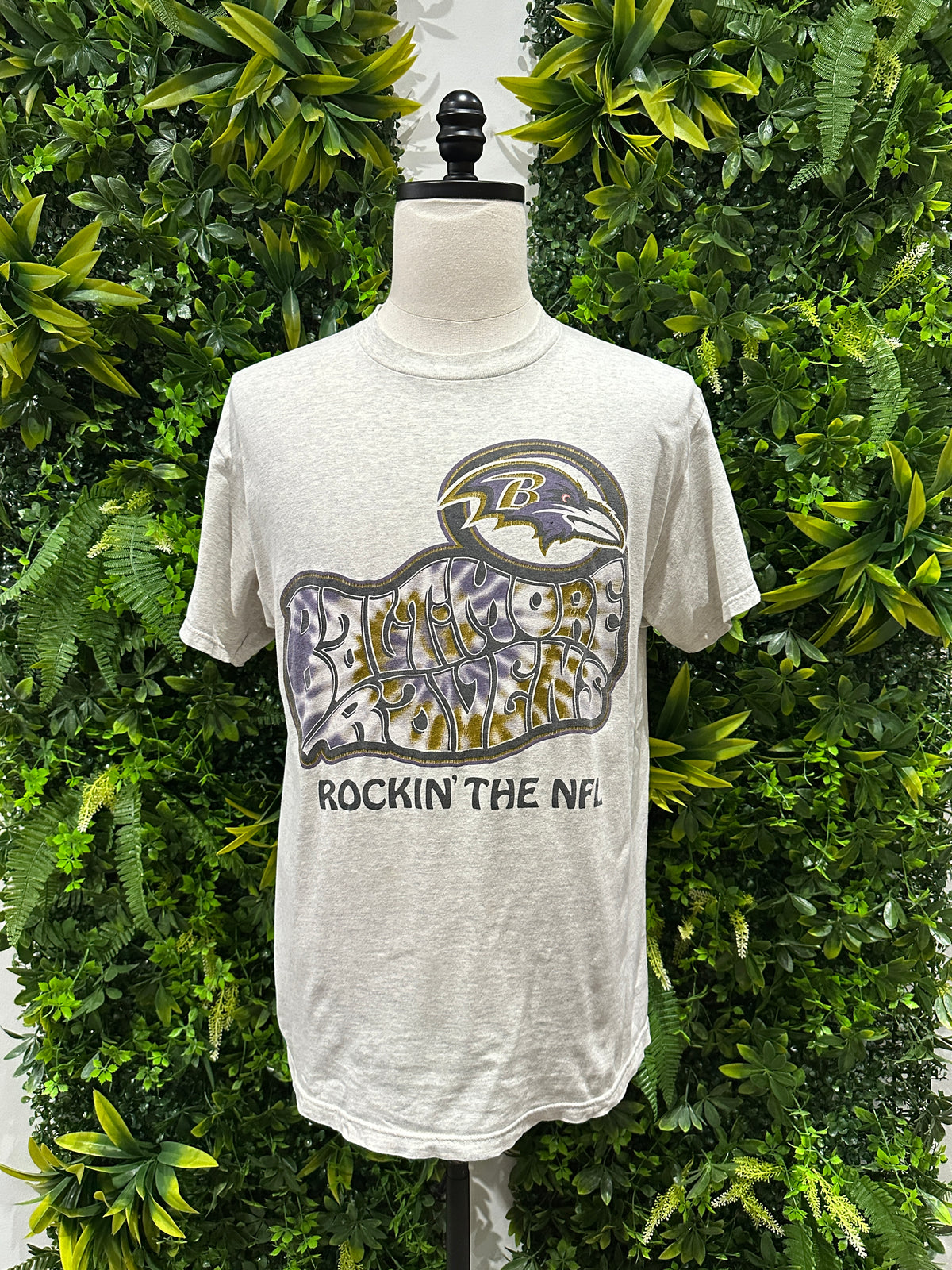 (Mens Large) 90s Baltimore Ravens 'Still Rockin The NFL' Shirt 007