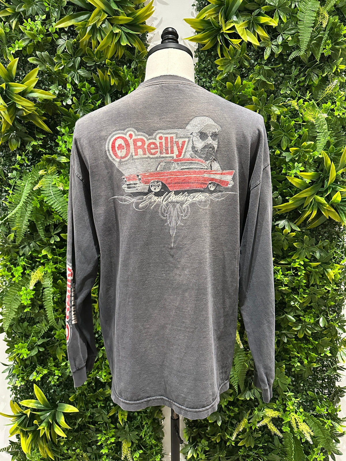 (Mens XL) 90s O'reilly Autoparts Long-Sleeve Shirt 007