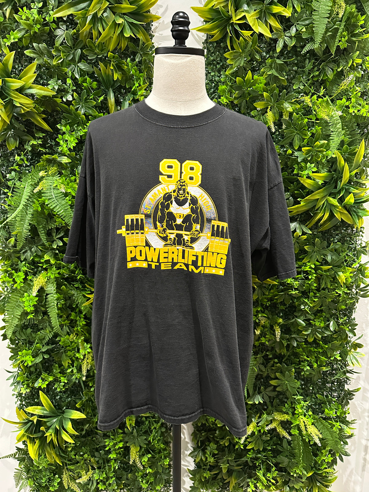 (Mens 2X) 90s Powerlifting Team Shirt 007