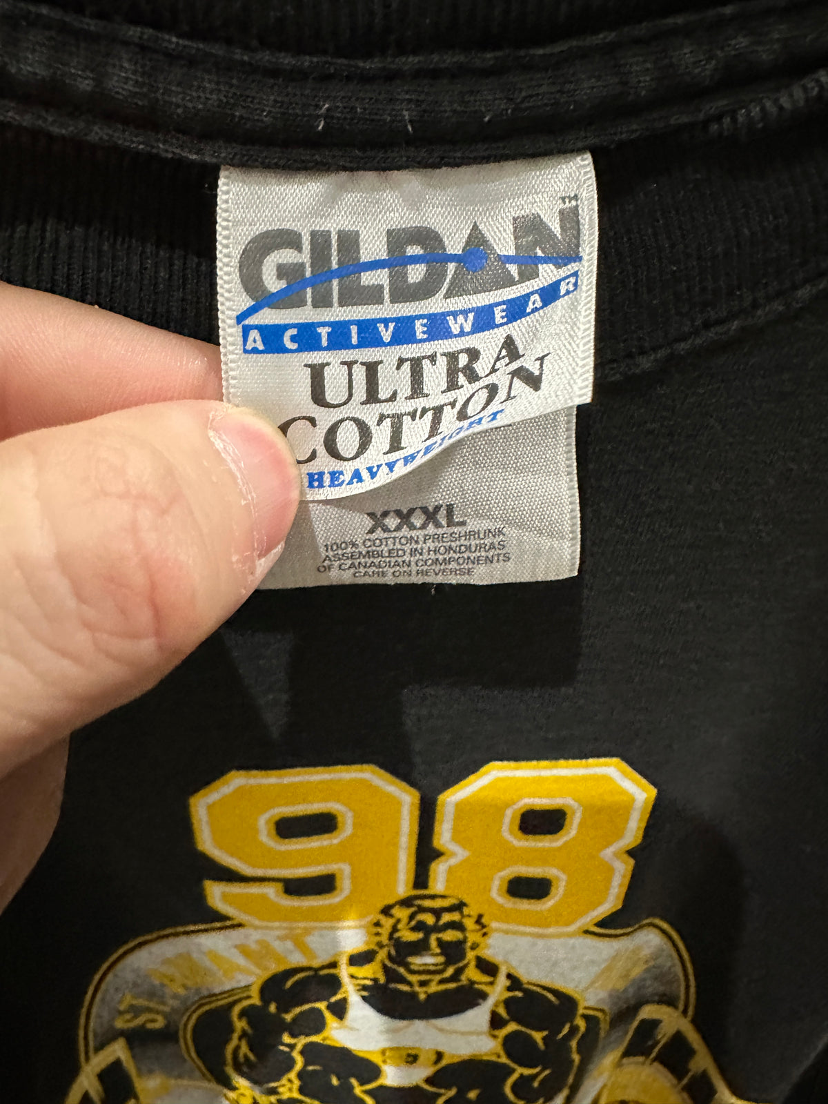 (Mens 2X) 90s Powerlifting Team Shirt 007
