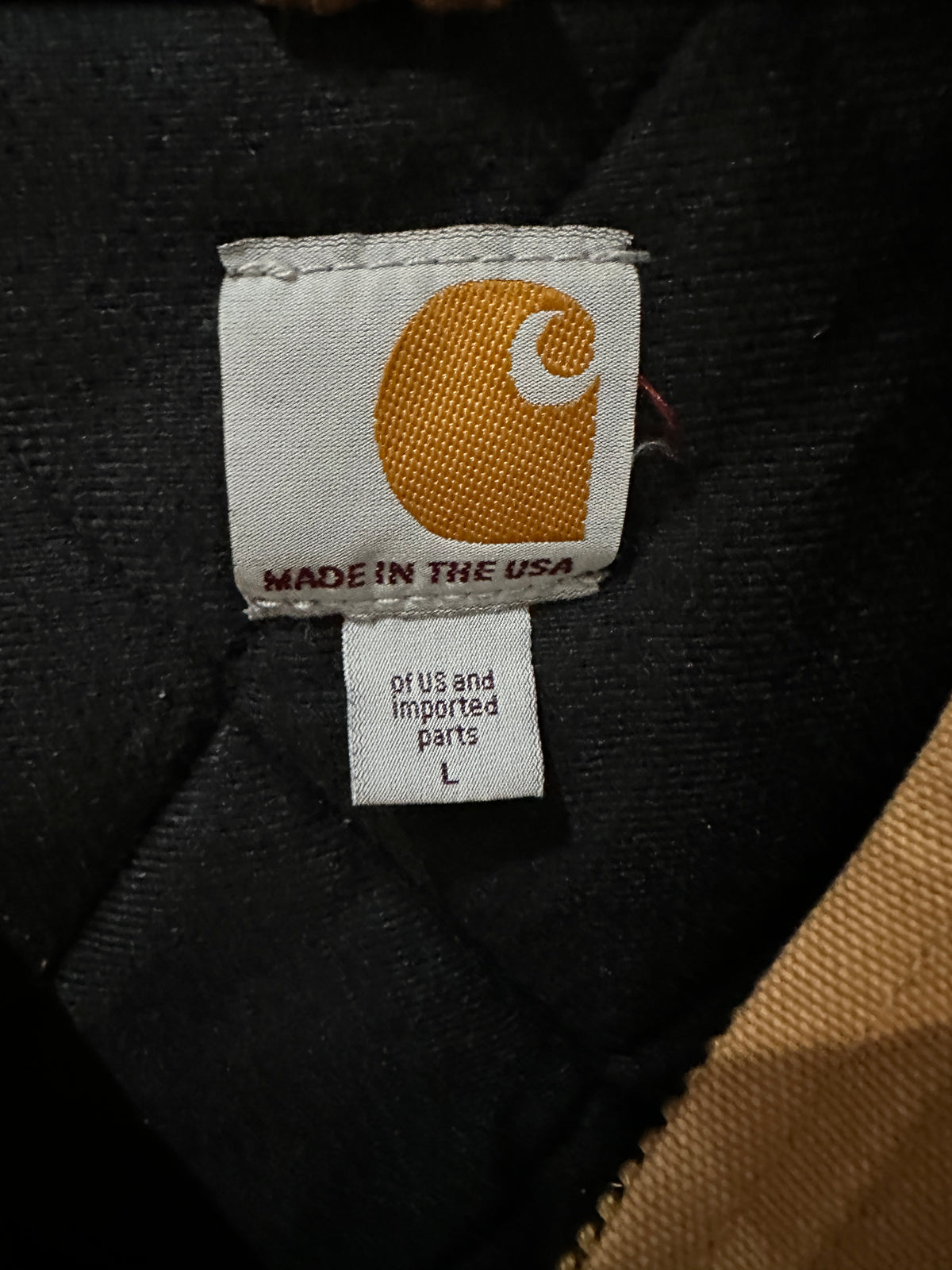 (Mens Large) Carhartt Duck Active Workwear Jacket 007