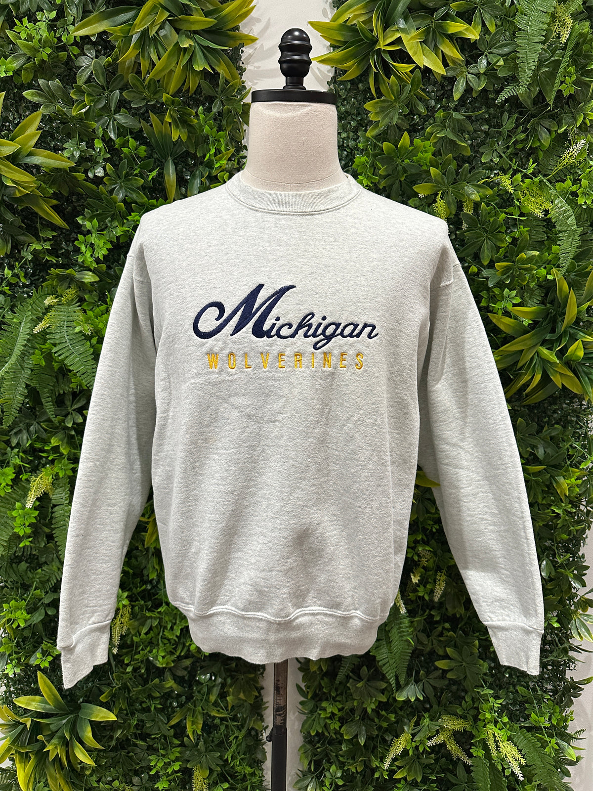 (Mens Large) 90s Michigan University Spell-Out Sweater 007