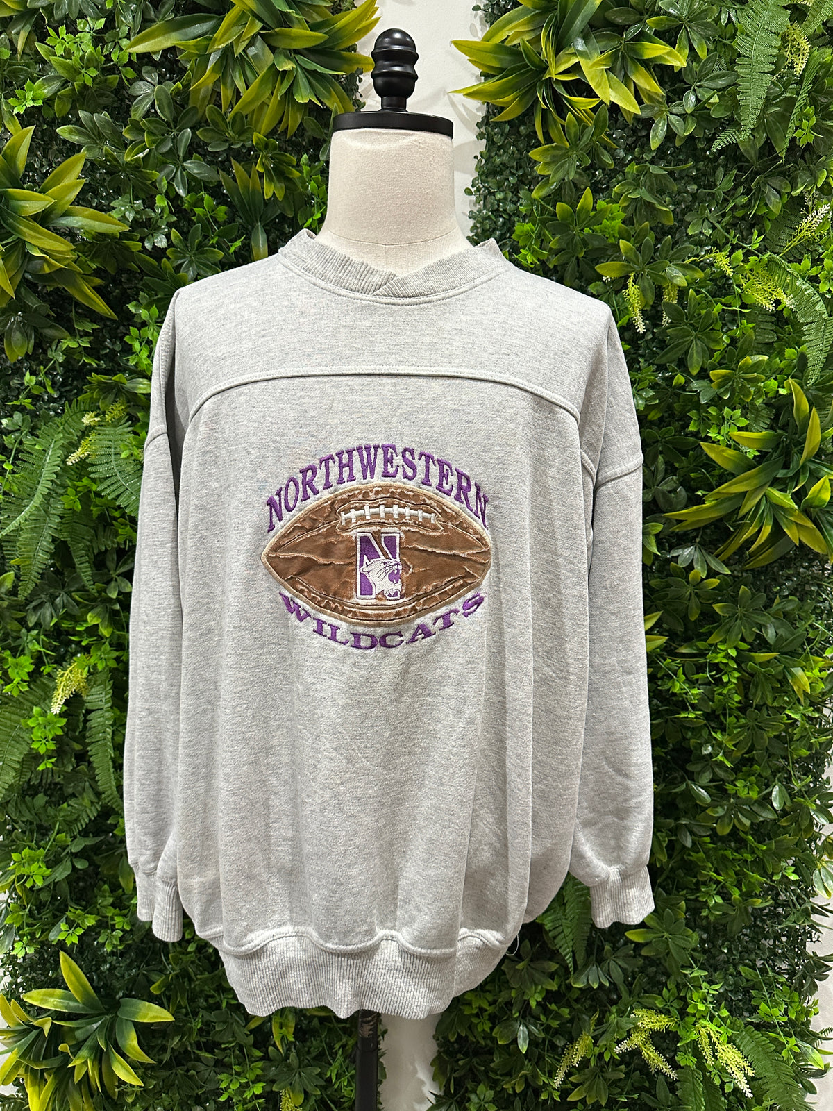 (Mens XL) 90s Northwestern Wildcats Sweater 007