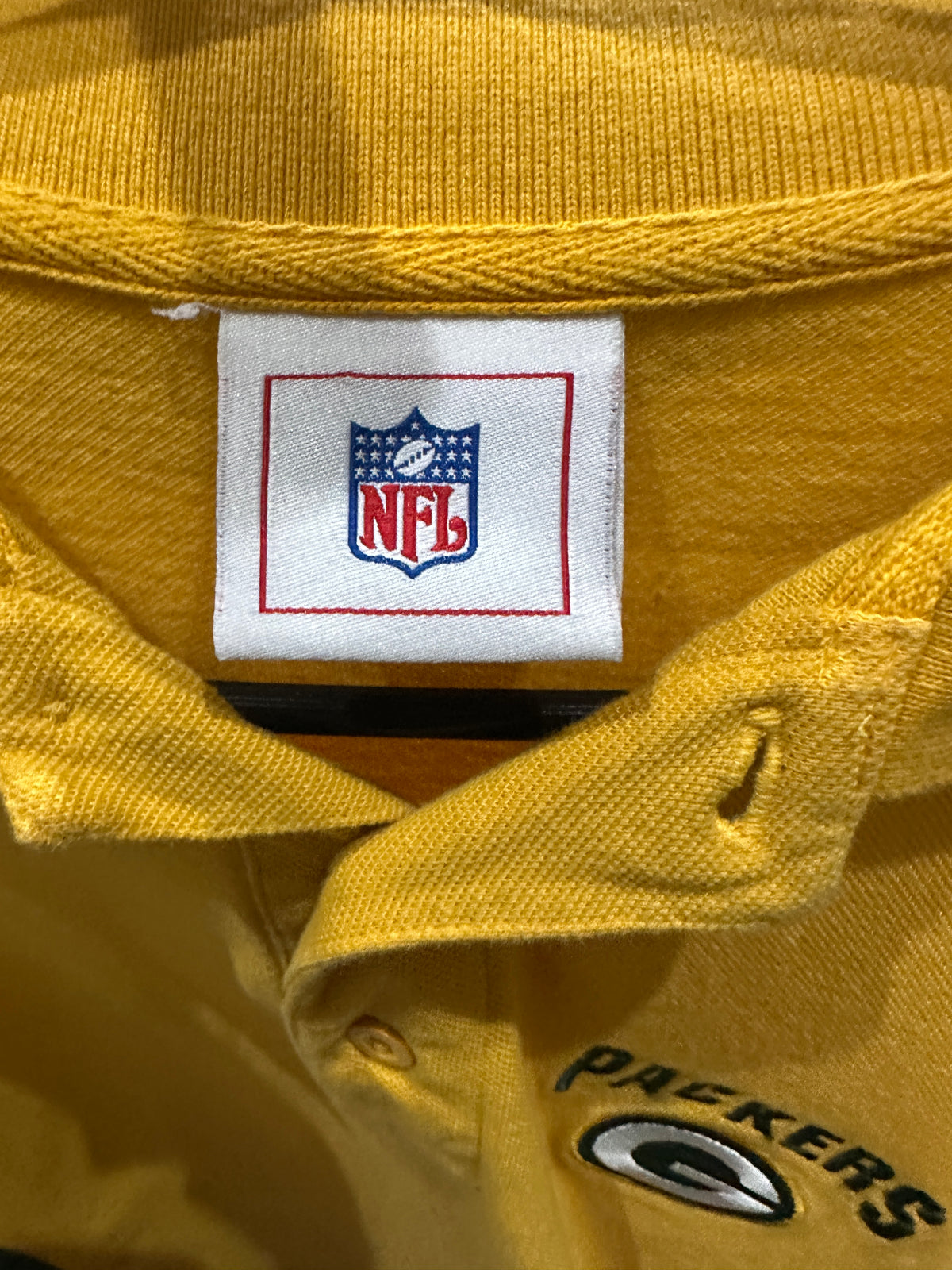 (Mens Large) NFL Green Bay Packers Polo Shirt 007
