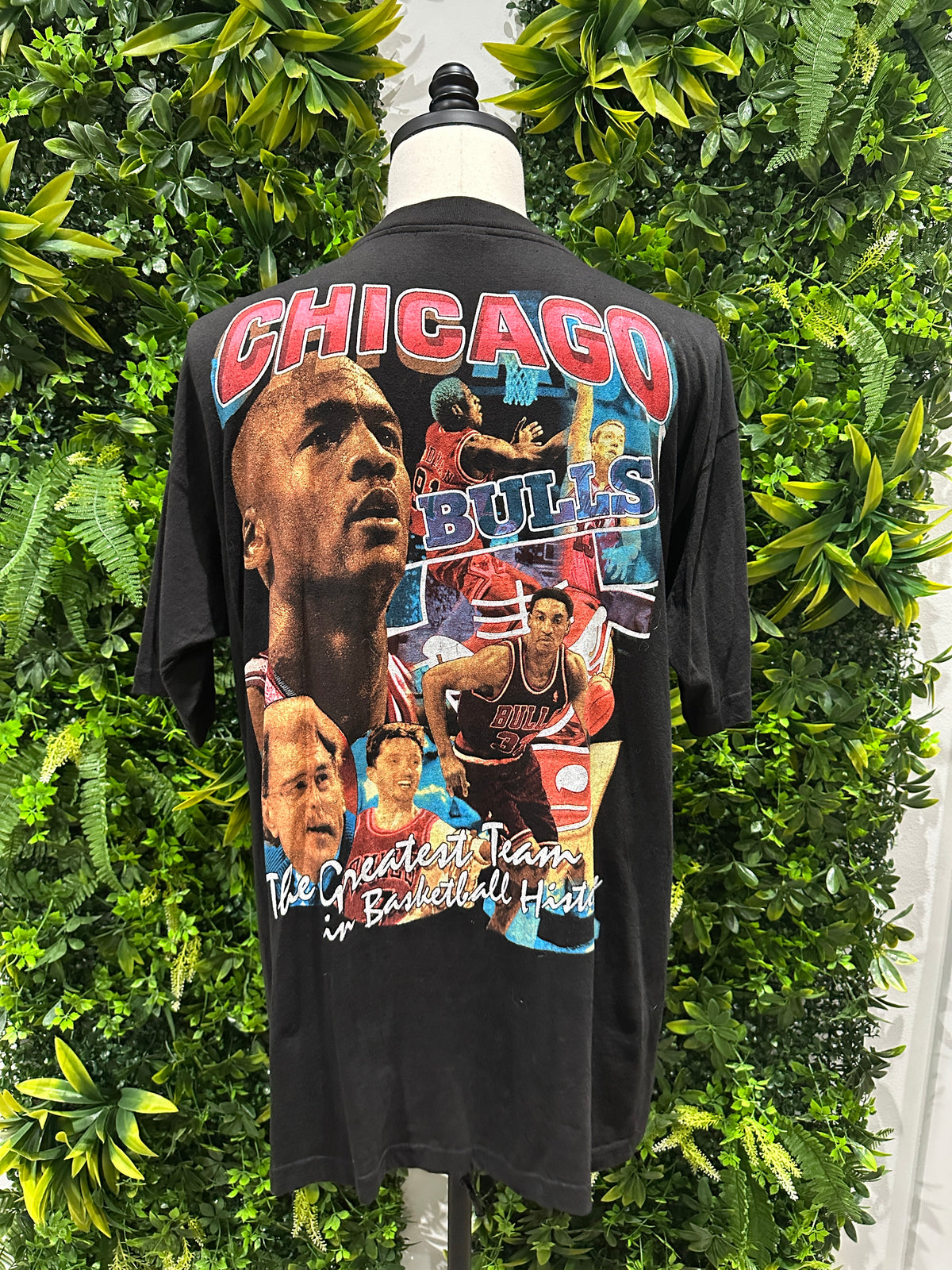 (Mens XL) NBA Chicago Bulls Rap Tee REPLICA Shirt 007