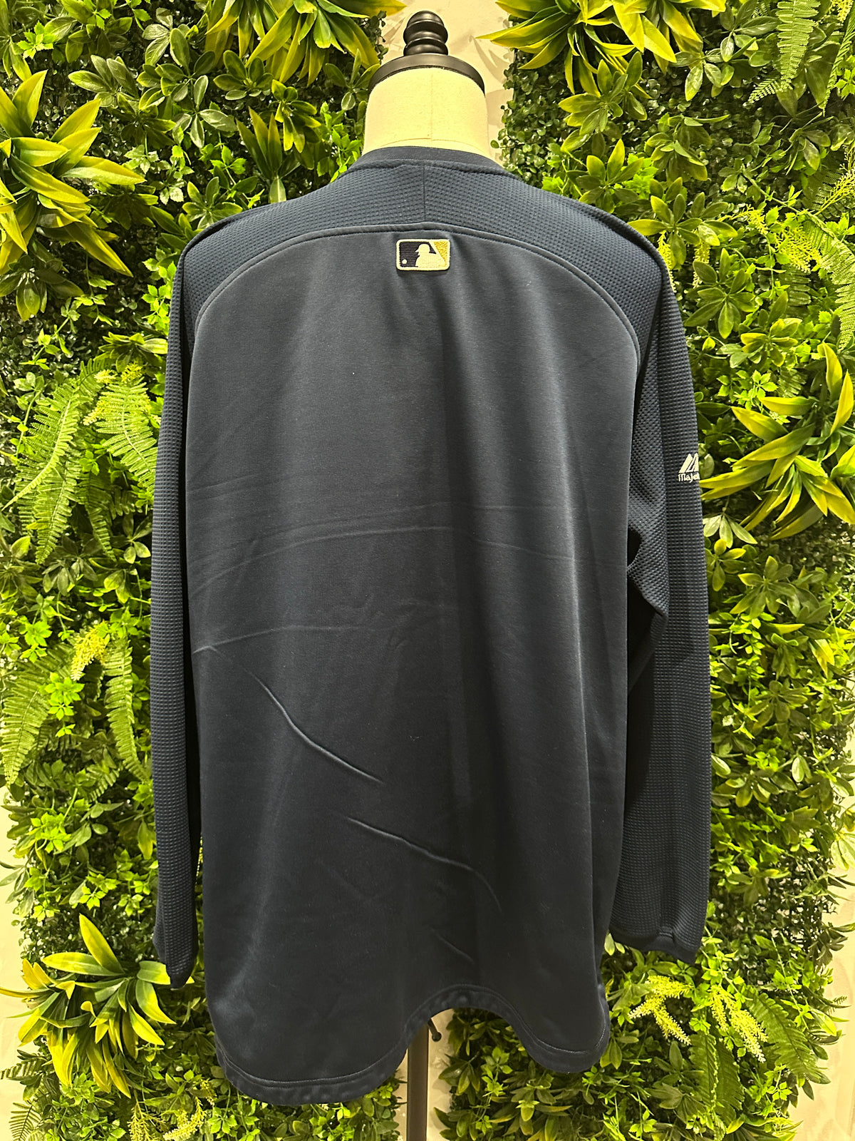 (Mens 2X) MLB Milwaukee Brewers Long-Sleeve Shirt 007