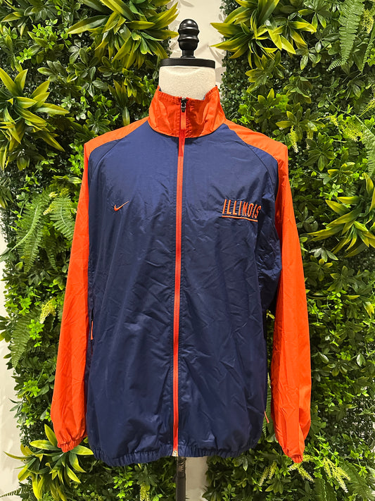 (Mens Large) Nike University of Illinois 2-Piece Track Suit 007