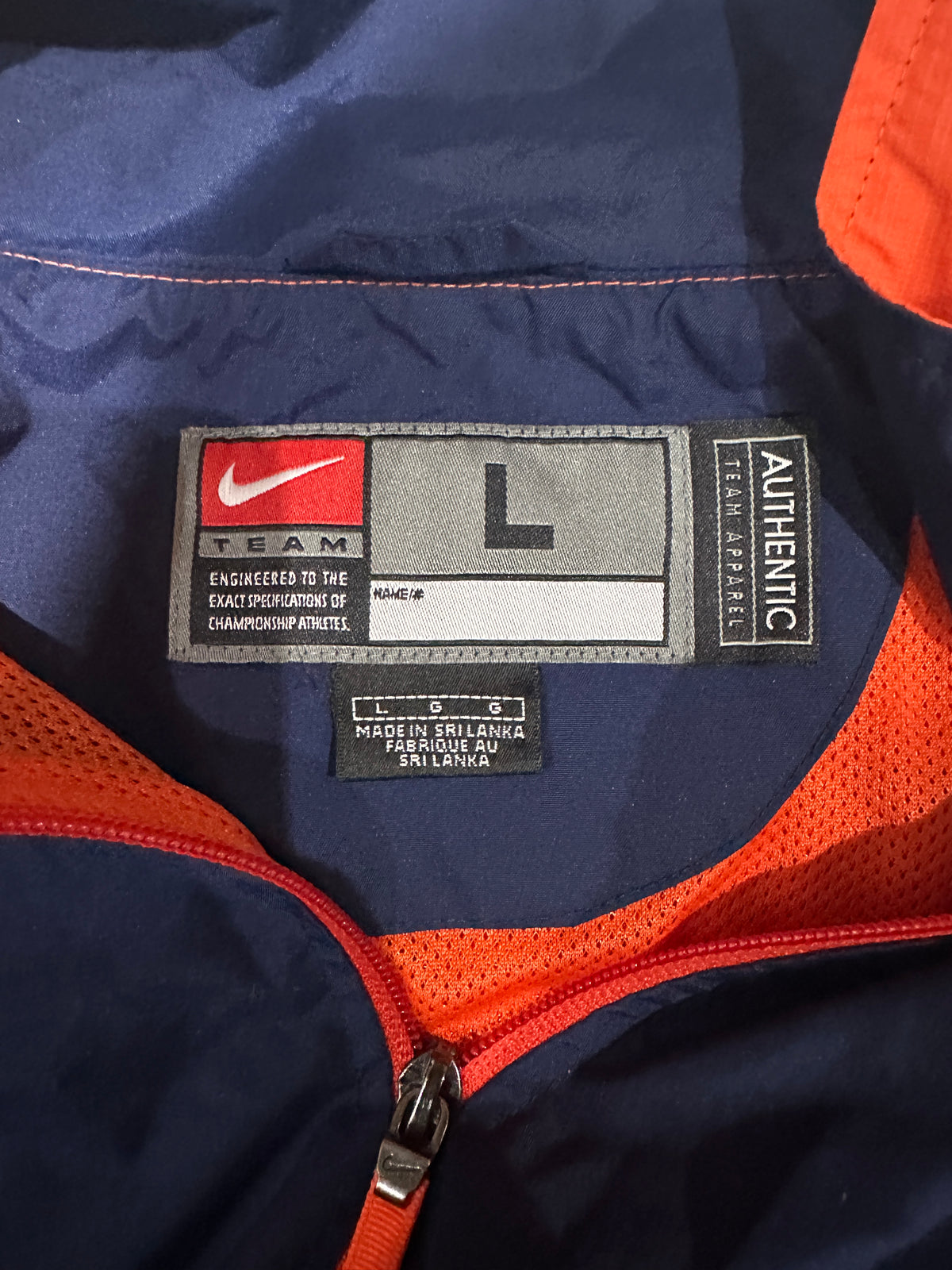 (Mens Large) Nike University of Illinois 2-Piece Track Suit 007