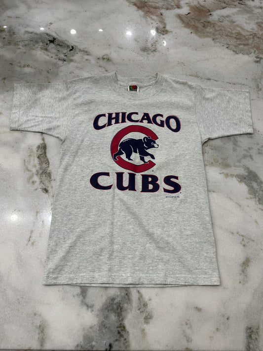 (Kids Large) 1996 Chicago Cubs Spell-Out Shirt 007