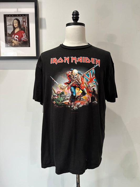 (Mens XL) Retro Iron Maiden Shirt 'The Trooper' Shirt