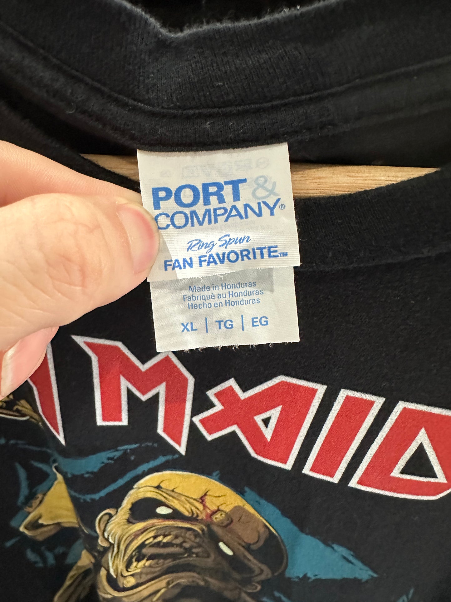(Mens XL) Retro Iron Maiden Band Shirt