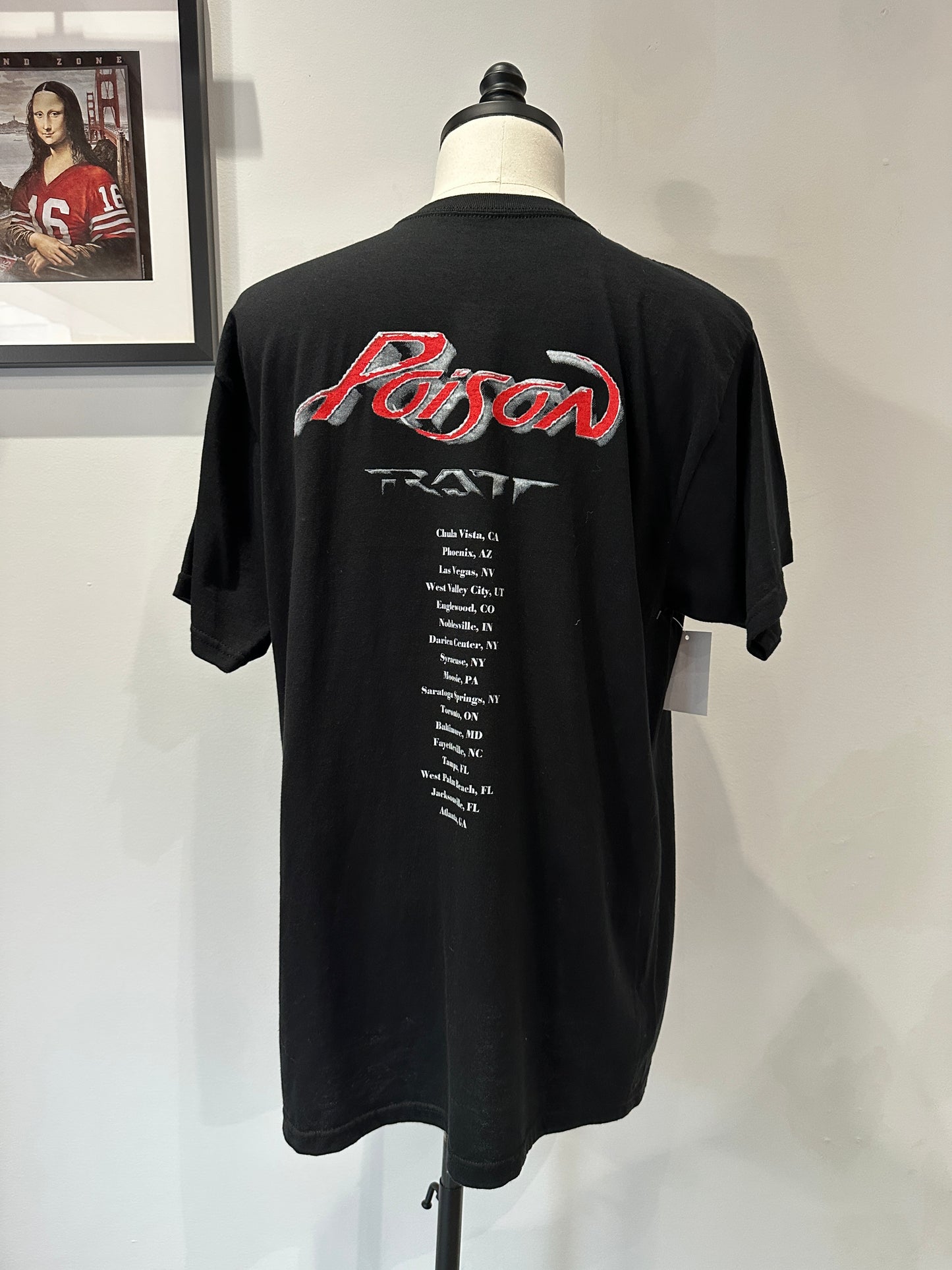 (Mens XL) Retro Poison x Rat Band Shirt