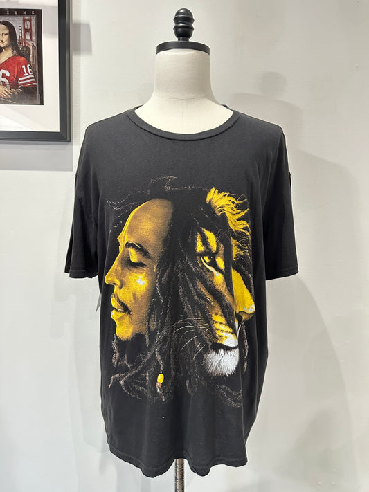 (Mens 2X) Retro Bob Marley Shirt