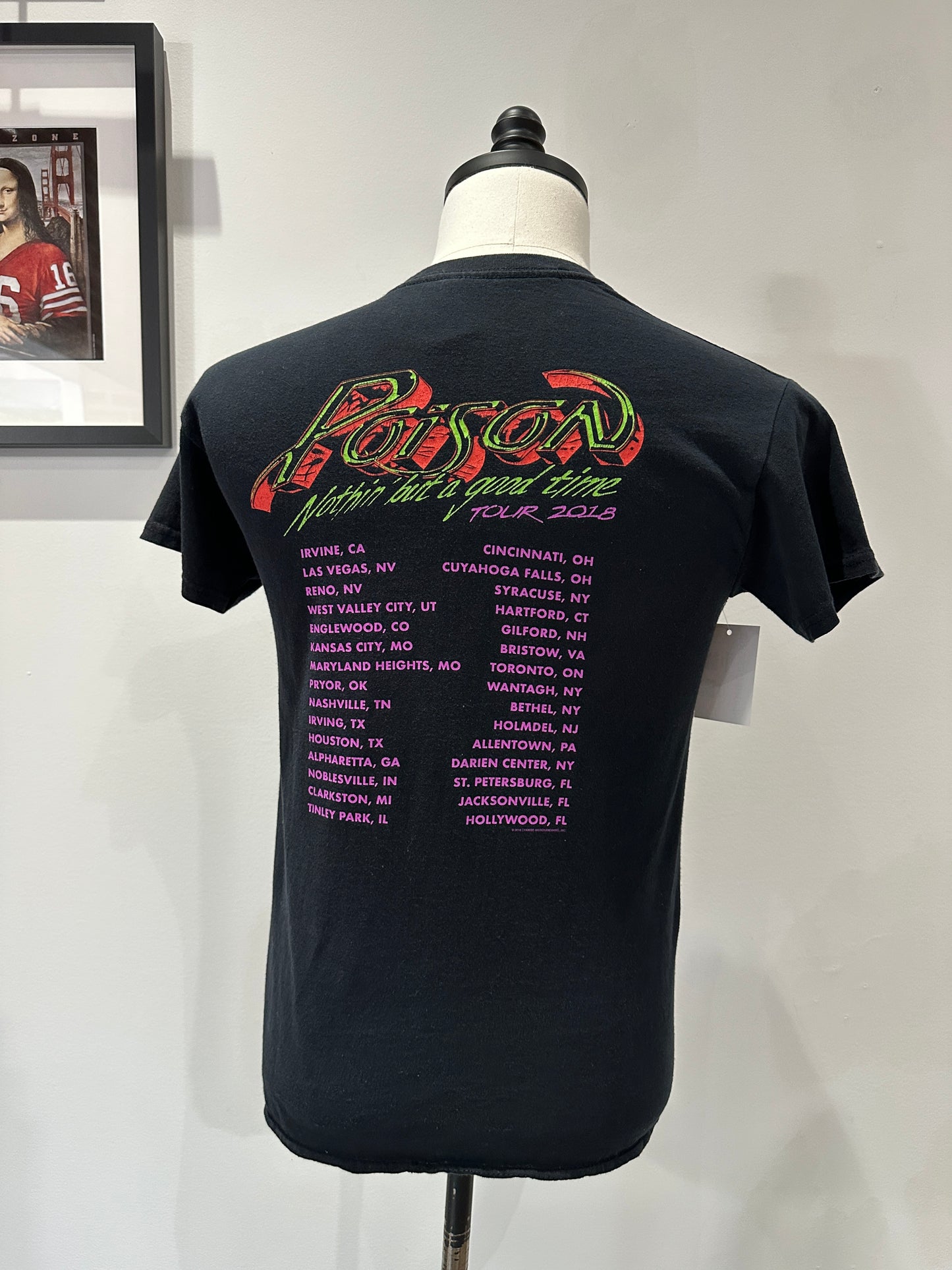 (Mens Small) 2018 Posion Band Tour Shirt