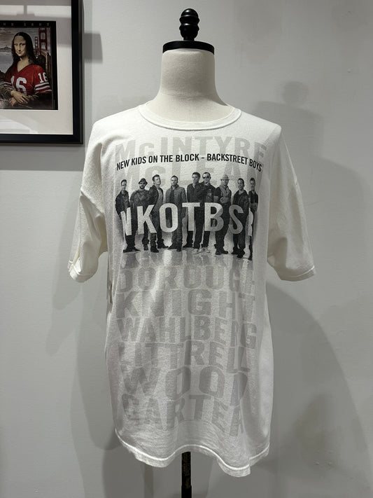 (Mens 2X) New Kids on the block x Backstreet Boys Shirt