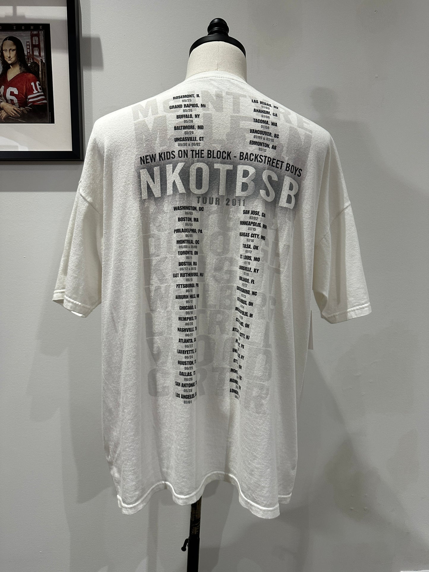 (Mens 2X) New Kids on the block x Backstreet Boys Shirt