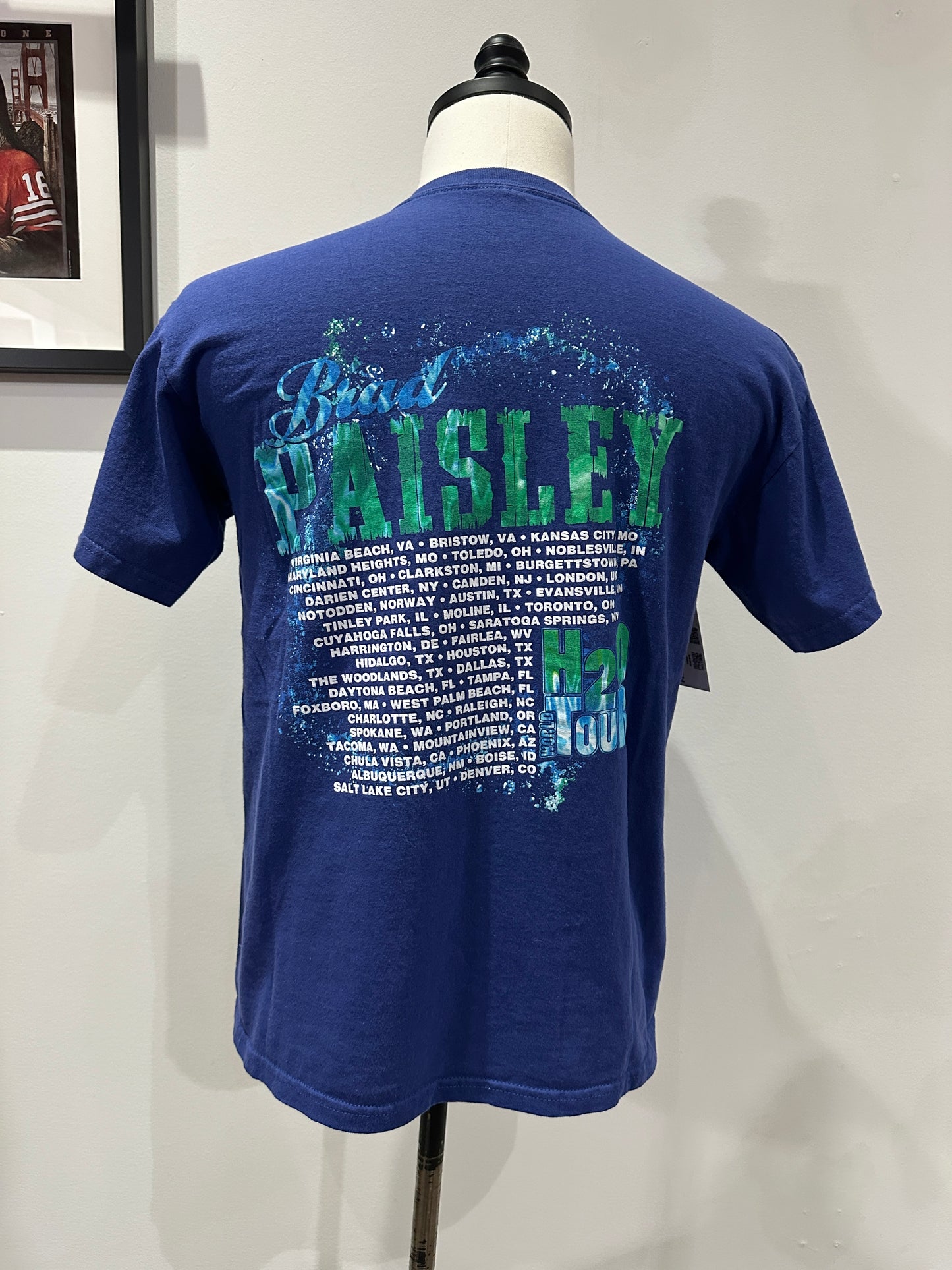 (Mens Medium) Brad Paisley 'H20 Tour' Shirt