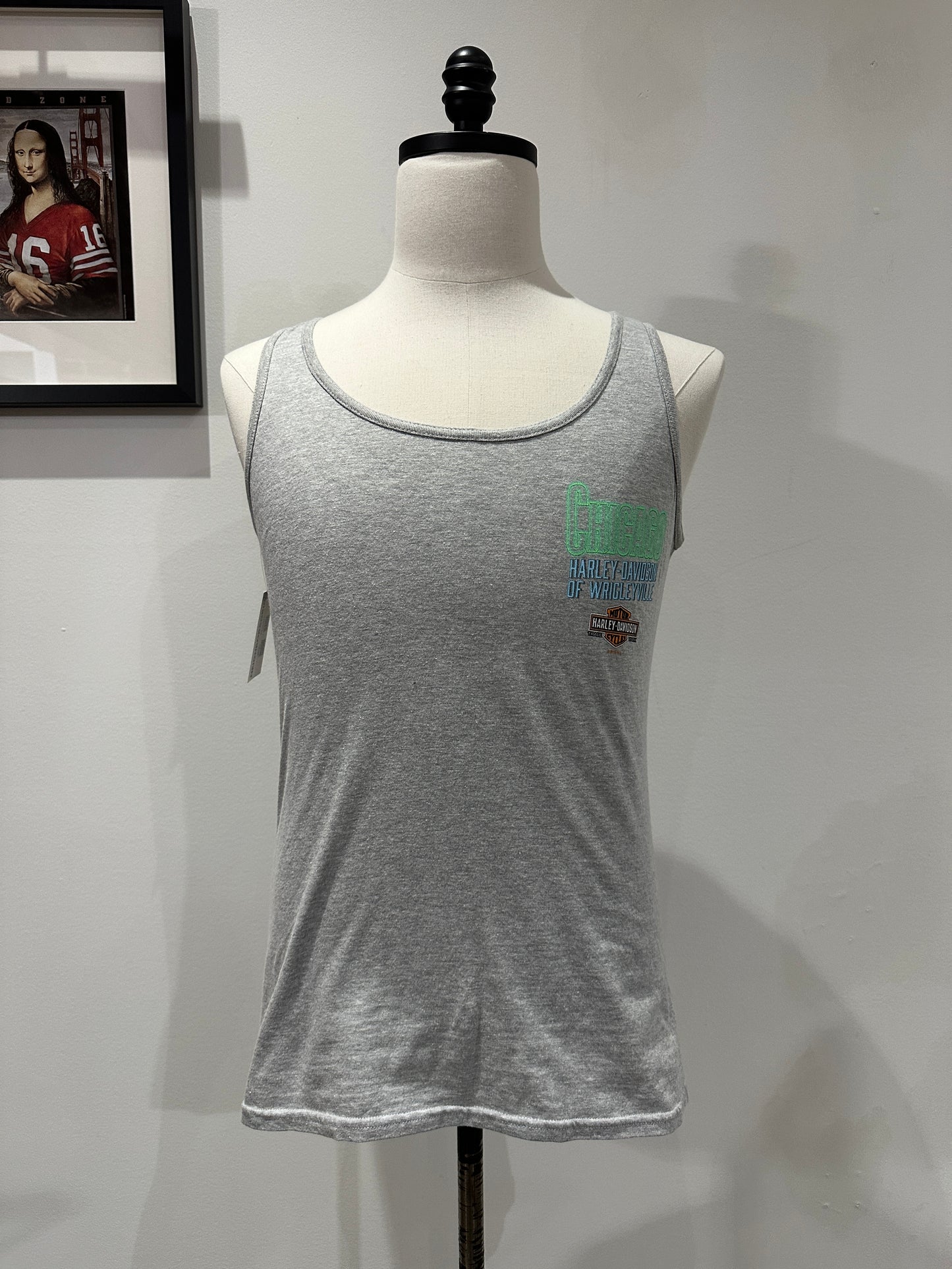 (Womens Large) Harley Davidson 'Chicago IL' Tank-Top