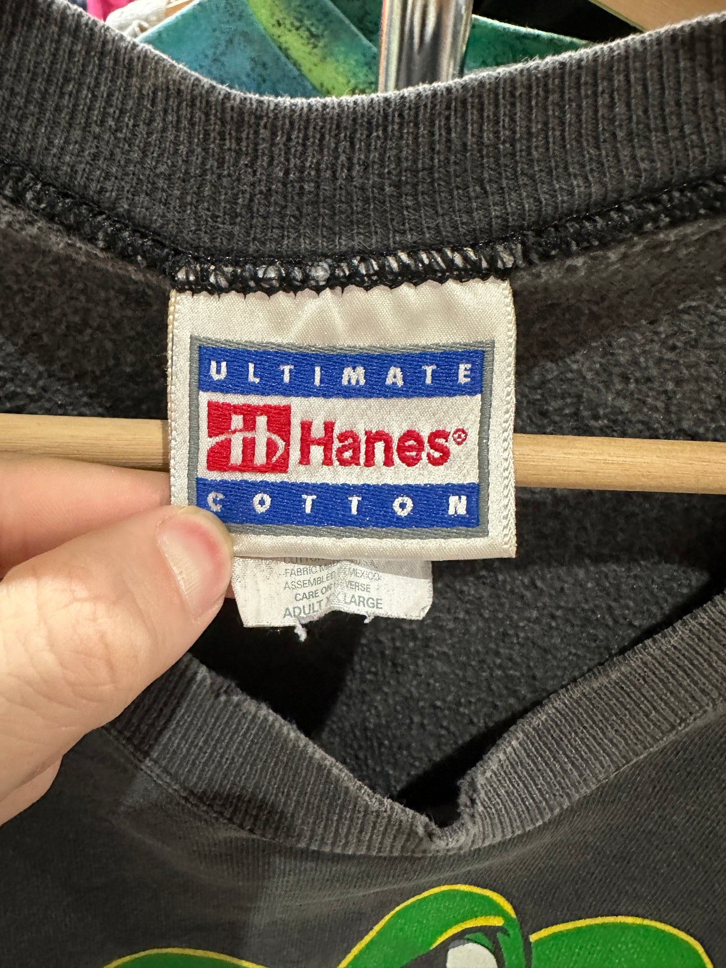 (Mens 2X) 90s Hanes 'Got Frog?' Sweater