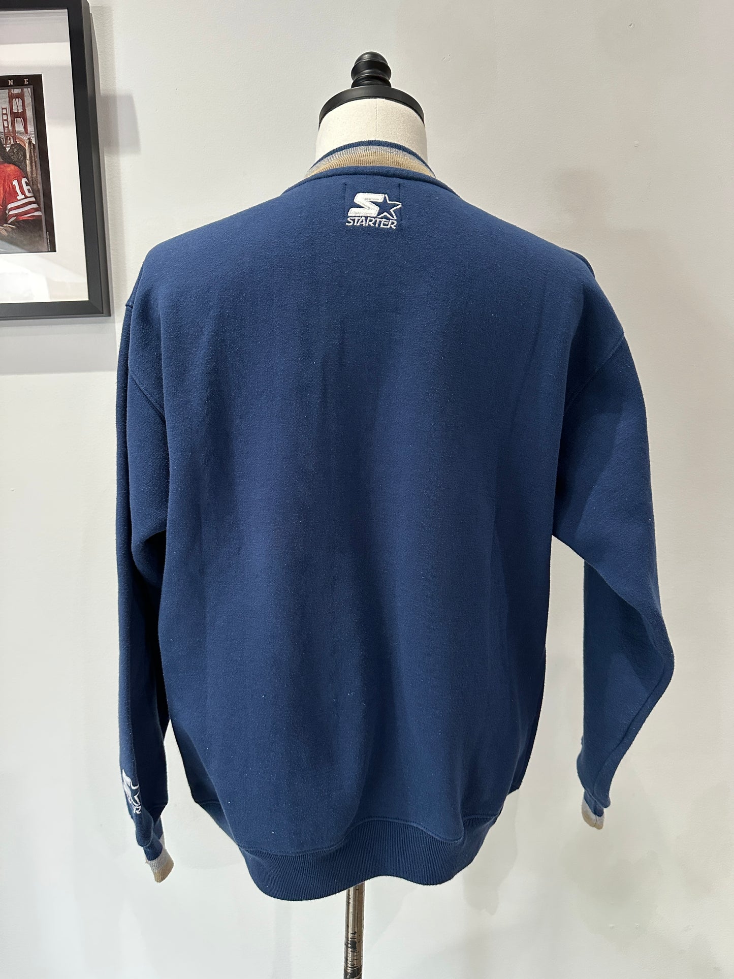 (Mens Medium) 90s Starter Notre Dame Sweater