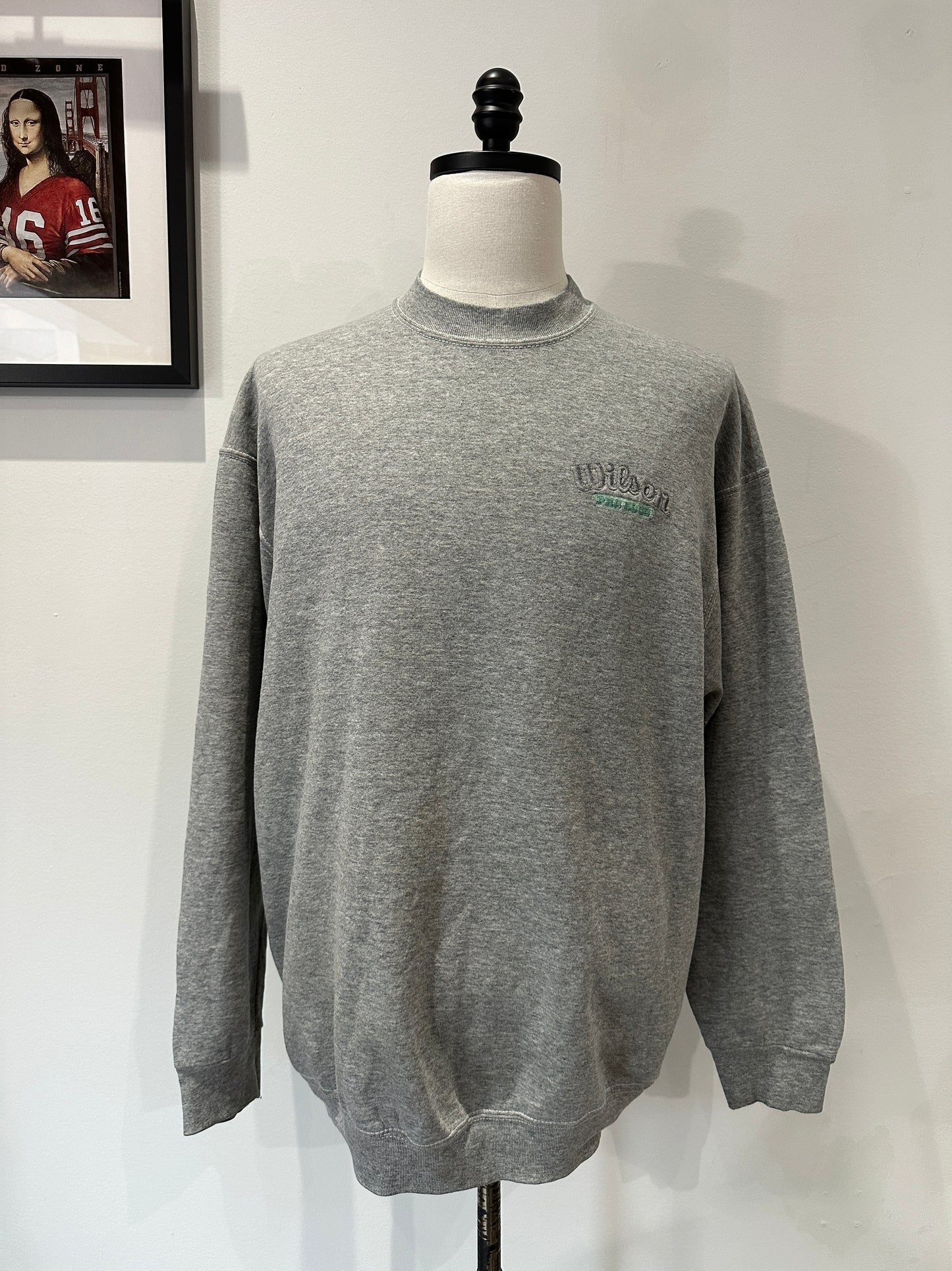 (Mens 2X) 90s Wilson Gray Sweater