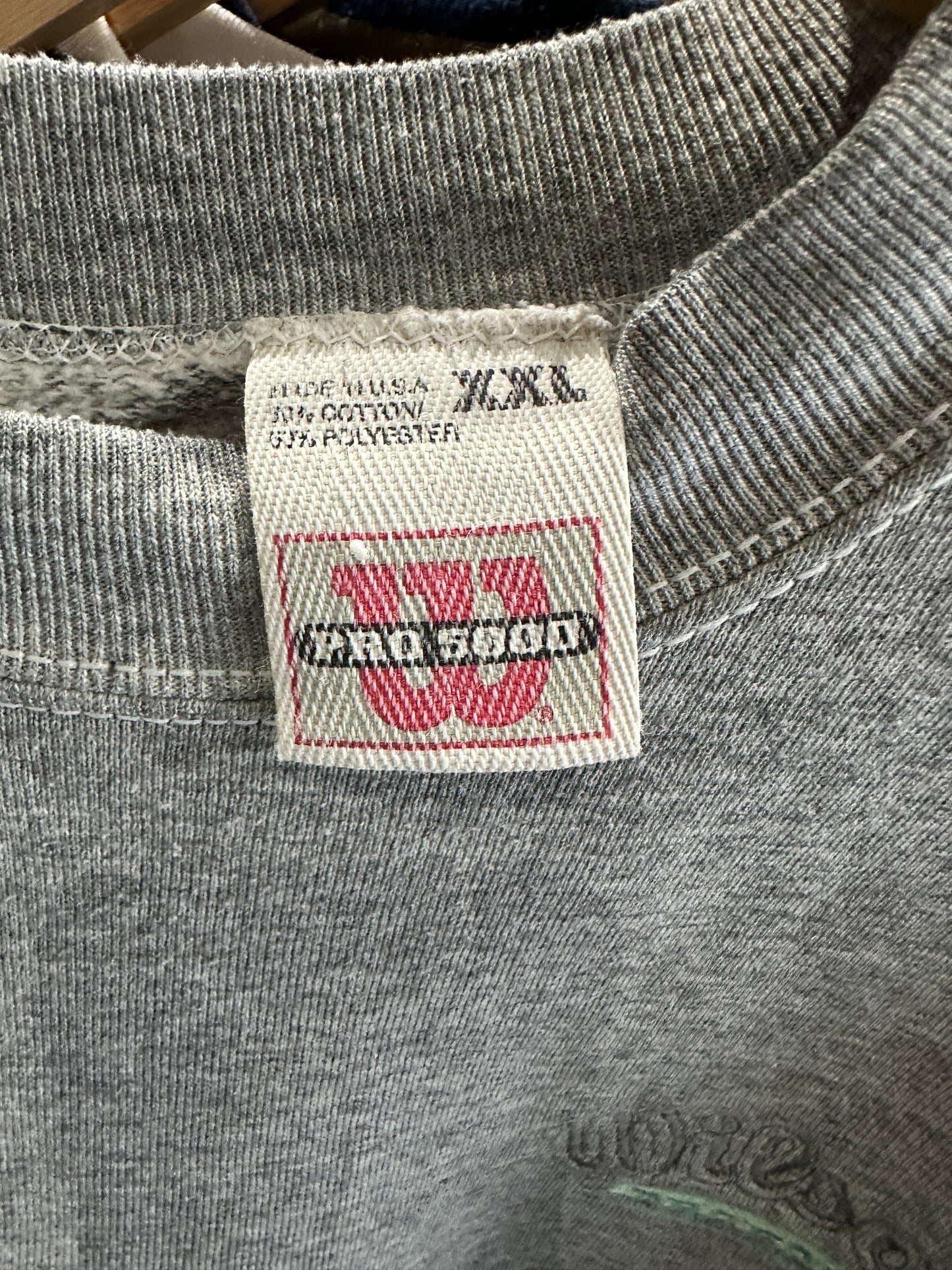 (Mens 2X) 90s Wilson Gray Sweater