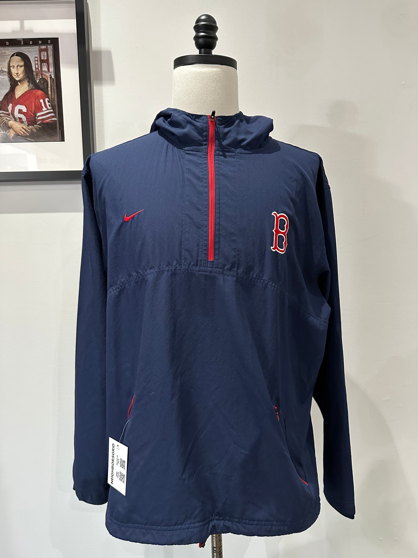 (Mens Medium) Nike Team Boston Red Sox Windbreaker